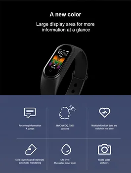 ZK40 M5 Smart Bracelet fitness tracker wodoodporny bransoletka rytmu serca, ciśnienia tętniczego krwi Smart Band Bluetooth Sport Wristband