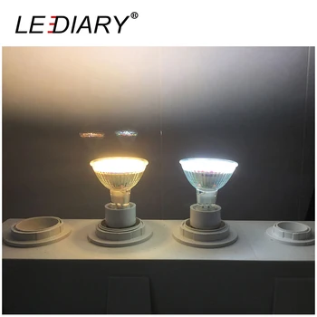 ZMISHIBO LED energooszczędna lampa Cup Shape Spot Lights GU5.3 MR16 2835 40/60LED 12V/220V szklana obudowa wysokiej jakości led punktowa lampa