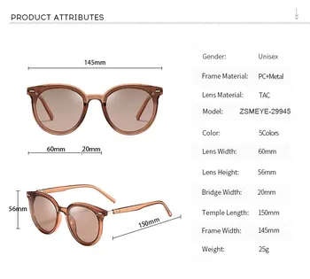 ZSMEYE Brand Design eleganckie okulary Kobiety Oversize Frame polarized damskie okulary przeciwsłoneczne UV400 Eyewear Oculos Gafas De Sol