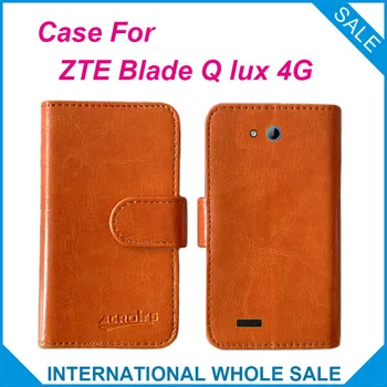 ZTE Blade Q lux 4G etui cena fabryczna odwróć skórzany oryginalny pokrowiec ekskluzywne etui ZTE Blade Q lux 3G 4G numer śledzenia