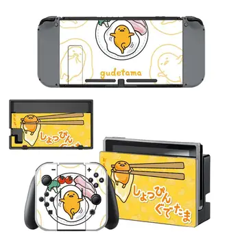 Ładne anime Gudetama Nintendo Switch Skin Sticker NintendoSwitch stickers skins dla konsoli Nintend Switch i kontrolera Joy-Con