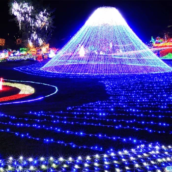 Świąteczne światła 10M 20M 30M 50m 100m Led String Fairy Light 8 trybów światła bożego narodzenia do ślubu imprezy girlandy dekoracyjne światła
