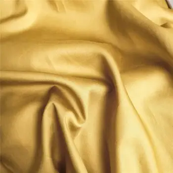 Żółty egipski bawełniane komplety pościeli Queen King size haft łóżko, kołdrę, pościel/wbudowana prześcieradło zestaw pościeli ten zestaw prześcieradeł