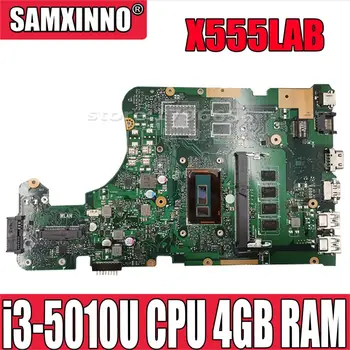 Акемы Nowe! Płyta główna X555LAB do płyty głównej laptopa Asus X555LA X555LAB z procesorem i3-5010U 4GB RAM DDR3L
