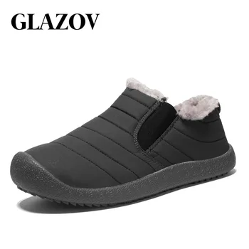 Глазовские pantofle domowe męskie zimowe buty miękkie męskie kapcie, bawełniana buty флисовые ciepłe męskie kapcie antypoślizgowe wysokiej jakości