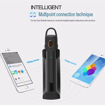 【Samochodowy zestaw słuchawkowy 】bezprzewodowe słuchawki douszne Bluetooth Earphon 5.0 bezpieczne i skuteczne, z mikrofonem,nadaje się do wszystkich telefonów New X7